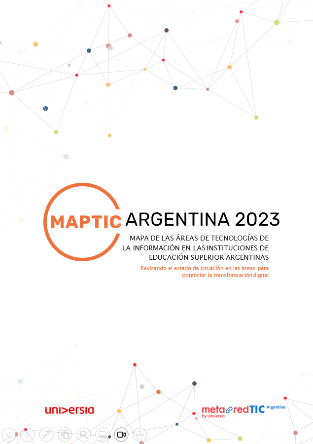 MAPTIC ARGENTINA 2023. Mapa de las áreas de Tecnologías de la información en las Instituciones Superiores Argentinas